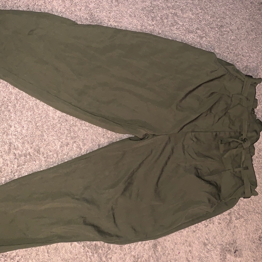 Olive green pants
